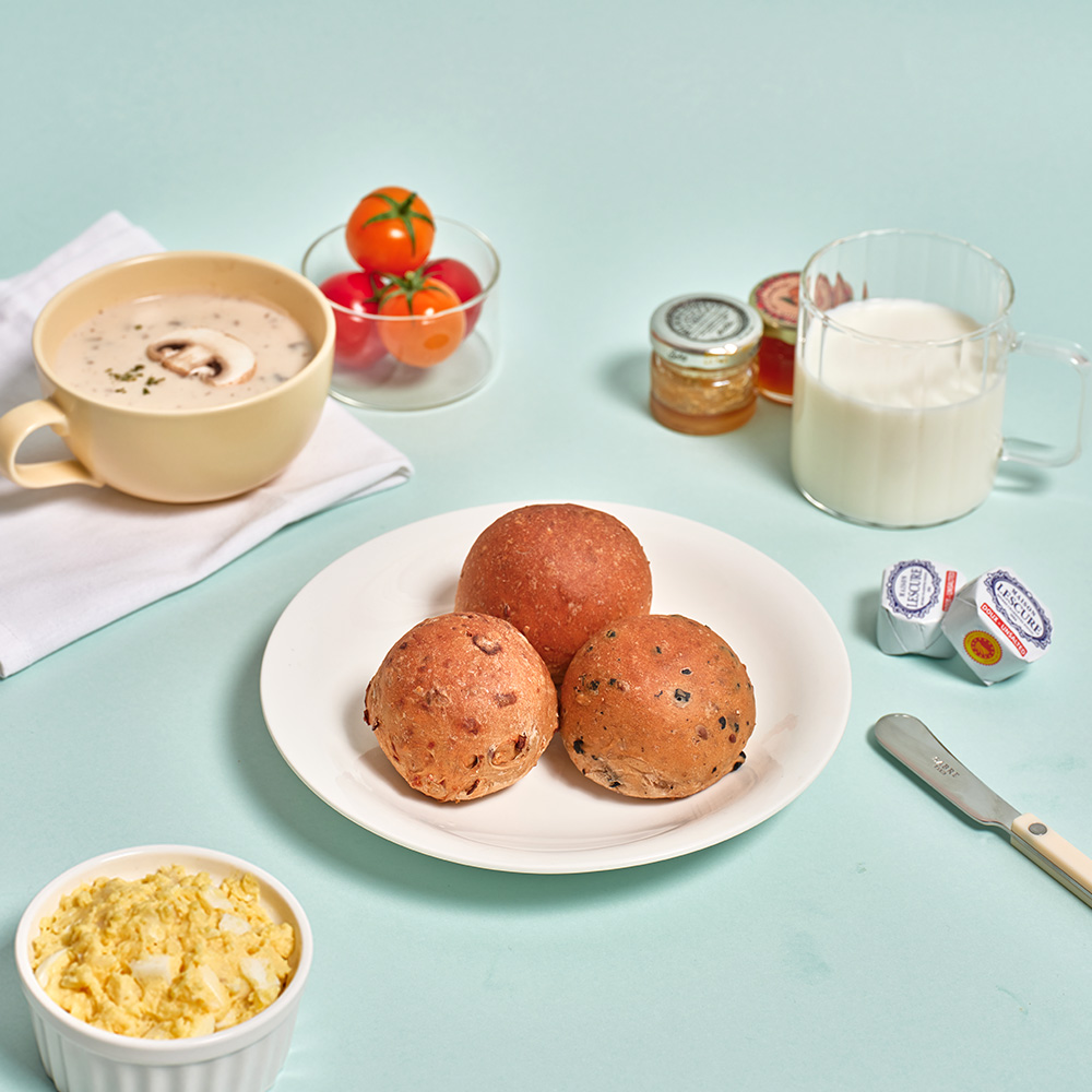 식단빵 고단백 모닝롤 올리브 180g (6개입)